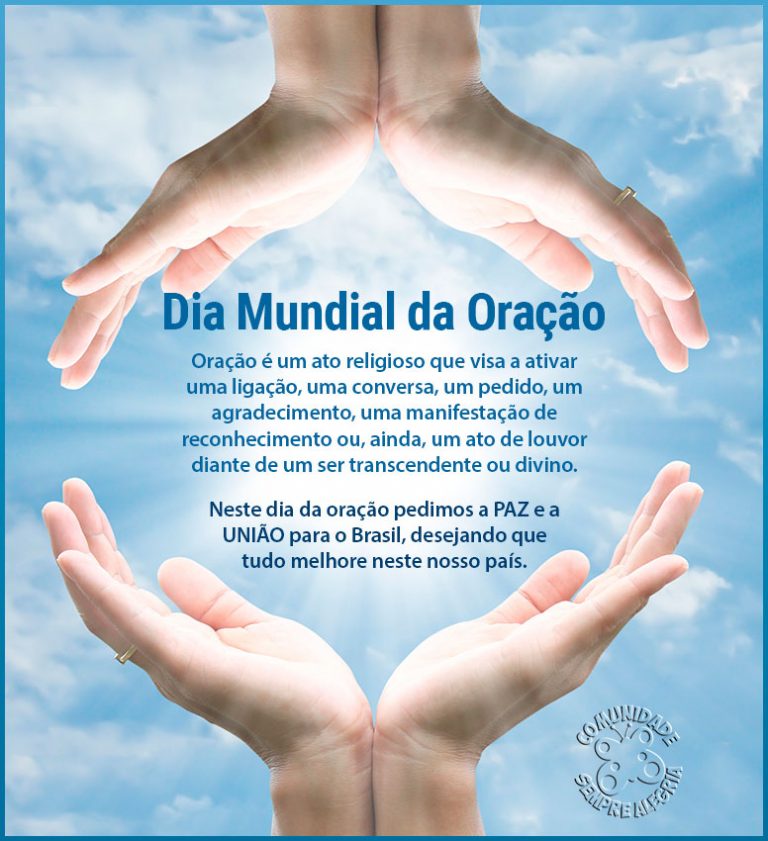 Dia Mundial da Oração - Sempre AlegriaSempre Alegria